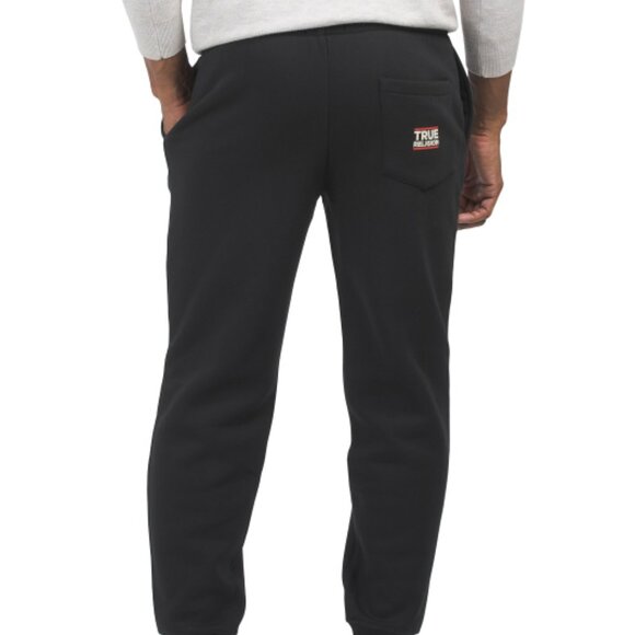 NEW TRUE RELIGION Hit Joggers black for men 267mn - Picture 2 of 2